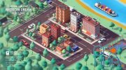 Cartoon Low Poly American Dream City Pack Low-poly 3D models