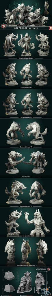 White Werewolf Tavern September – 3D Print