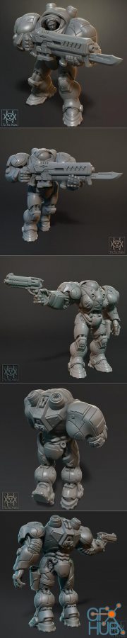 Starcraft Marines – 3D Print