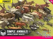 Unity Asset – Simple Forest Animals – Cartoon Assets