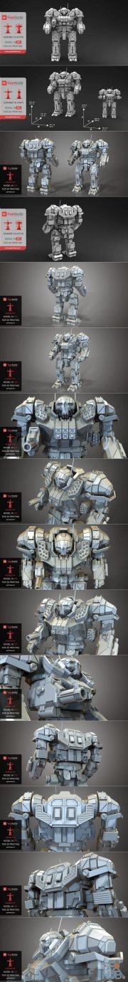 MWO Atlas – 3D Print