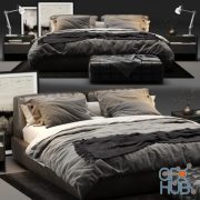 Poliform Bolton modern Bed