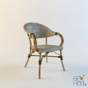 Chair Wicker (max, fbx, tex)