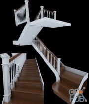 Stairs made of wood