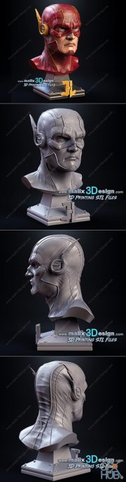 The Flash Bust – 3D Print