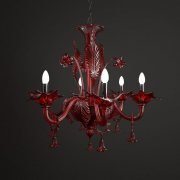 Chandelier art.1377 6 Soffio by Sylcom