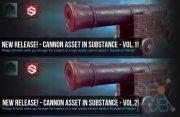 3DMotive – Cannon Texturing in Substance Volume 1 – 2