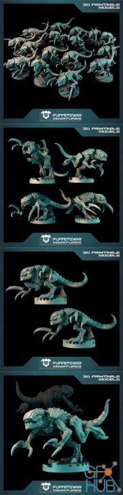 Puppetswar Miniatures - Warriors Pack – 3D Print