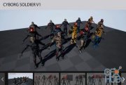 Unreal Engine Marketplace – Cyborg Soldier V1