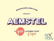 Aemstel Layered sans serif Font
