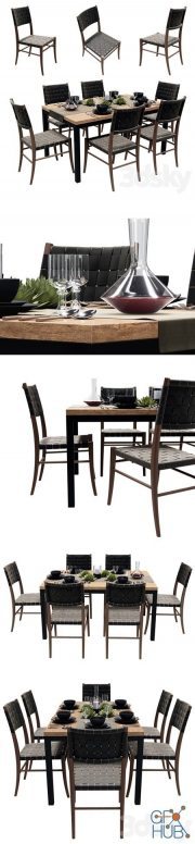 Crate and Barrel Dining Table