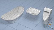 Udemy – Basic Mesh Modeling with 3DSMAX: Sanitaryware Objects