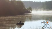 MotionArray – Fisherman At The Sunrise On Lake 1034850