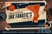 RetroSupply - The Ink Fanatic's Toolbox | Photoshop Bundle