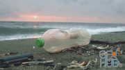 MotionArray – Plastic Bottle At The Shore 1025689