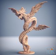 Quetzalcoatl, The Snake God – 3D Print