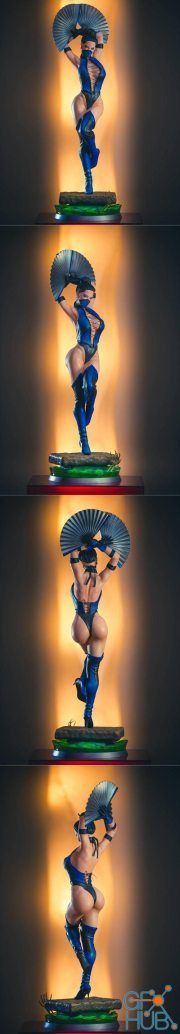Kitana Statue - Mortal Kombat – 3D Print