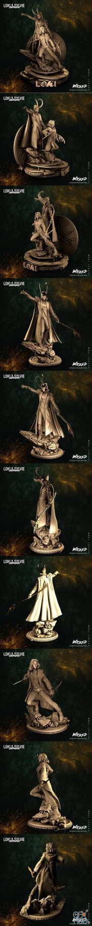 Loki & Sylvie – 3D Print