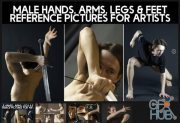 ArtStation Marketplace – Male Hands, Arms, Legs & Feet Reference Pictures for Artists