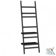 Black Stone Towel Ladder by Decor Walther