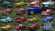 CGTrader – 17 car collection pack