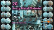 20 RUSTY METAL PBR & SBSAR