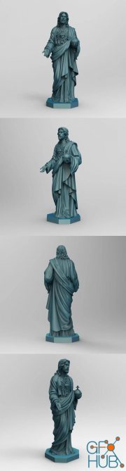 Jesus Christ statue – 3D Print