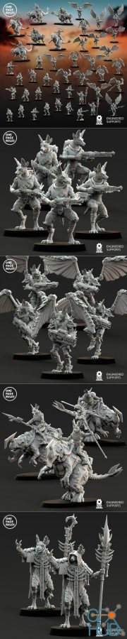 One Page Rules - Jackals – 3D Print