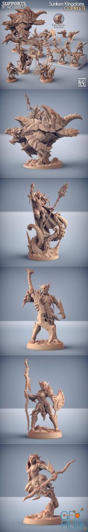 Artisan Guild - Sunken Kingdom September 2021 – 3D Print