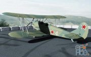 Polikarpov po-2 soviet biplane