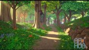 Unreal Engine Asset – Stylized Forest Cave