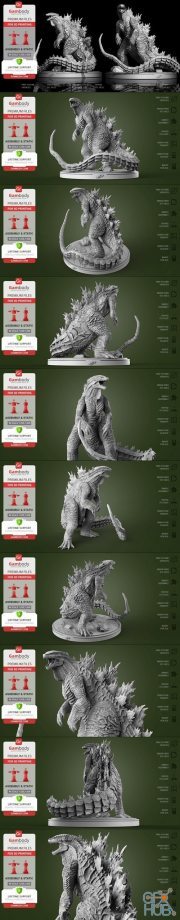 Godzilla Extreme – 3D Print