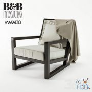 Clio Armchair - Maxalto B&B Italia