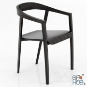Modern chair RO-WOOD by Zilio Aldo