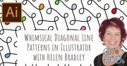 Skillshare – Illustrator for Lunch – Whimsical diagonal line patterns