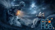 Udemy – Photoshop advanced manipulation course – The Ocean Monster