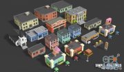 Unity Asset – Simple Buildings – Cartoon City