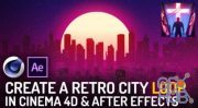 Skillshare – Create a Retro City Loop in Cinema 4D & After Effects
