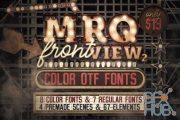 CreativeMarket - Marquee Front View - Color Fonts 2453416