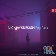 Gumroad – Fog Preset Pack – For Octane in Cinema4D – Includes 4 scene files
