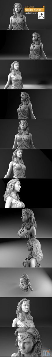 Gal Gadot – Wonder Woman – 3D Print