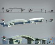Architectural elements of transport checkpoints