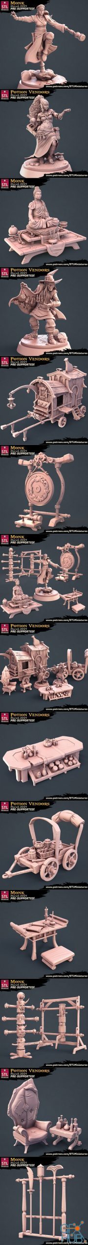 STL Miniatures - March 2021 – 3D Print