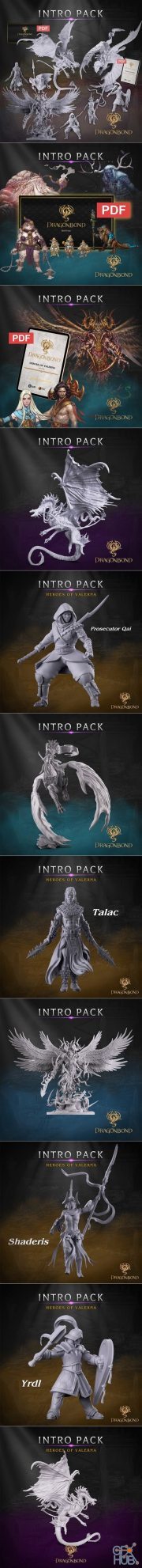 Dragonbond Tribes - Intro Pack – 3D Print