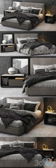 Molteni & C Ribbon Bed