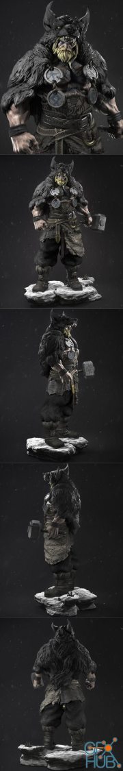 Barbarian Thor – 3D Print