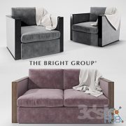 Andrew sofa and armchair by Bright group