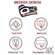 Medeek Design 4 Plugins Pack for SketchUp Win