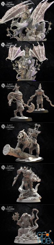 Lost Kingdom Miniatures - Wecome pack February 2022 – 3D Print