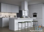 Modern kitchen Poliform Varenna Alea